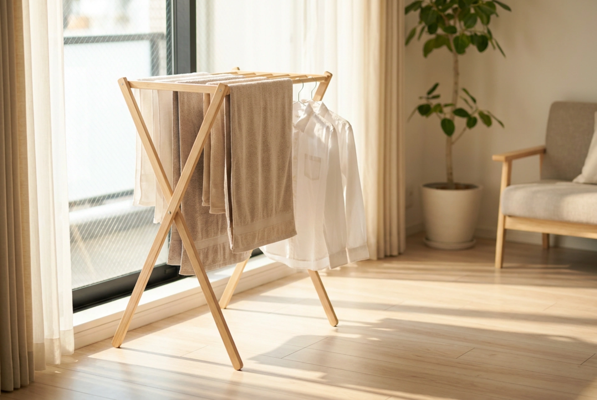 Tendederos pequeños: cómo secar la ropa de forma eficiente en apartamentos reducidos