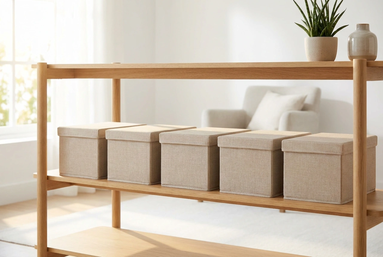Cajas decorativas de almacenaje: cómo organizar tu hogar sin crear caos visual