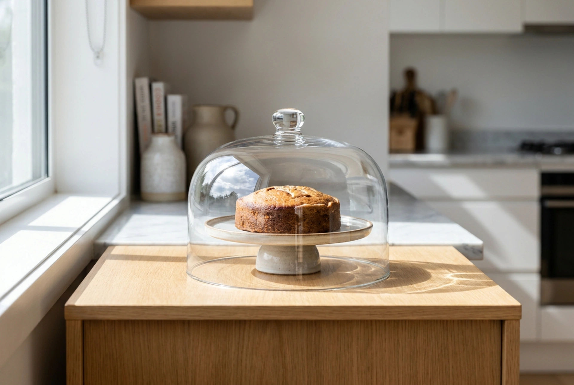 Cómo mantener el orden y la limpieza de un soporte para tartas con campana de cristal