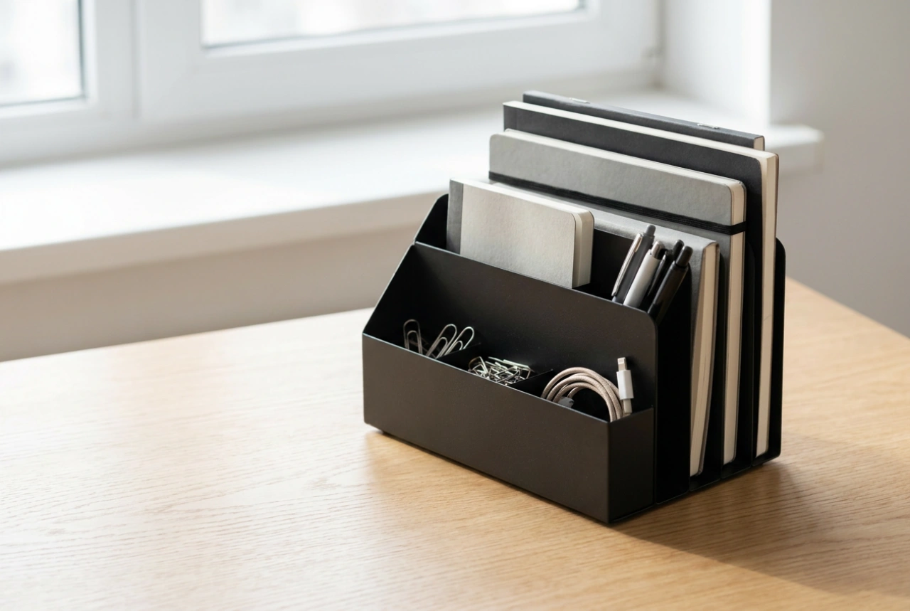 Cómo optimizar el uso de un organizador de escritorio de metal para accesorios pequeños