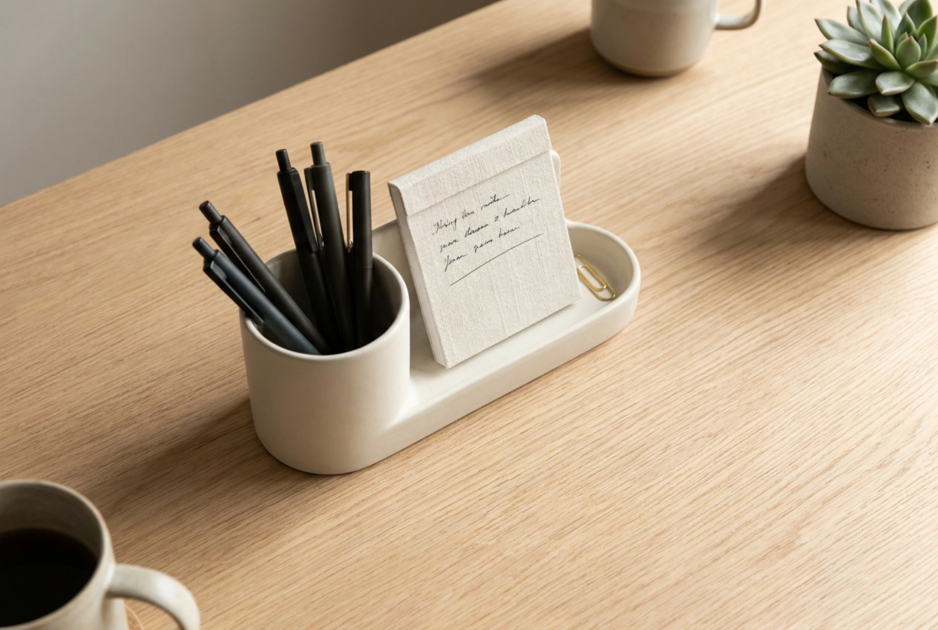 Organizador de escritorio elegante: orden y estilo sin compromisos