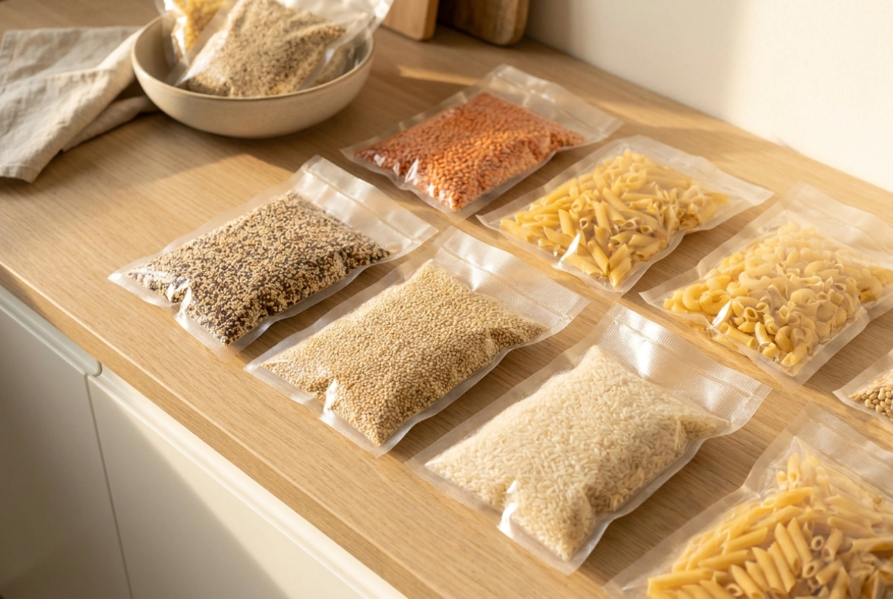 Técnicas comprobadas para el sellado térmico de bolsas de polímero en la conservación de alimentos