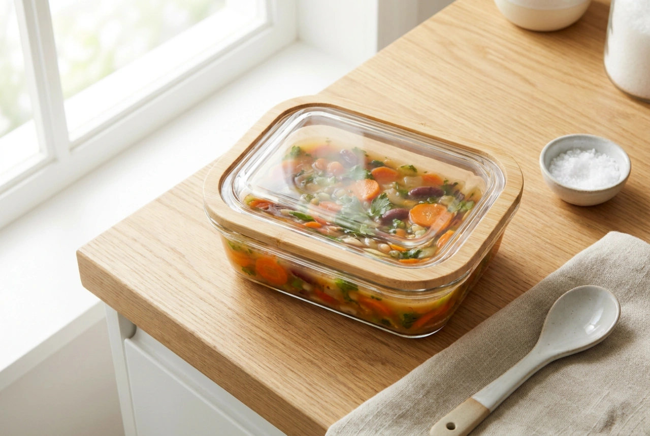 Cómo almacenar sopa en recipientes de vidrio de forma segura