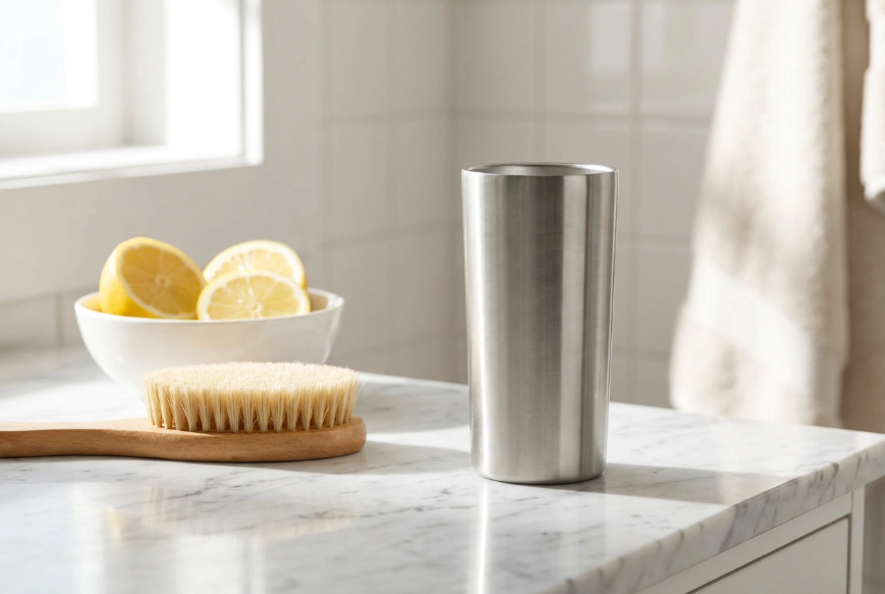 Cómo limpiar una taza térmica con asa para eliminar por completo los malos olores