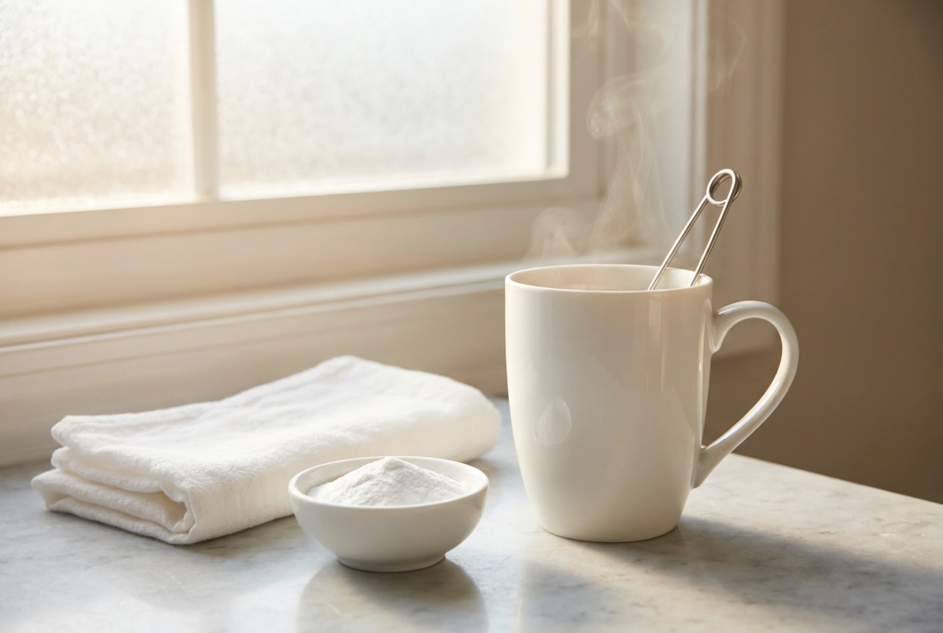 Cómo limpiar una taza con infusor de cerámica de las manchas de té