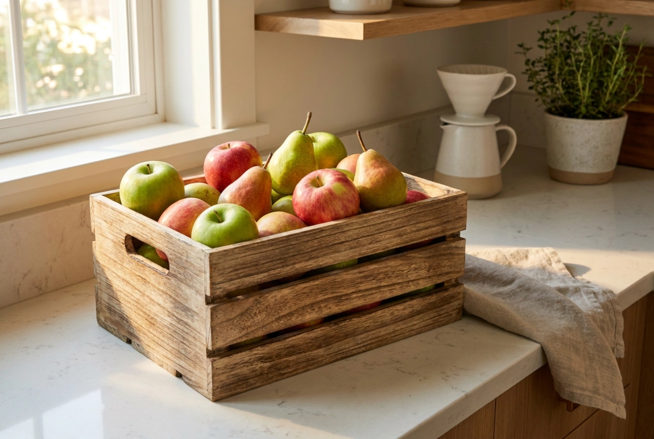 Cómo organizar la fruta en cajas de madera para que se conserve fresca más tiempo