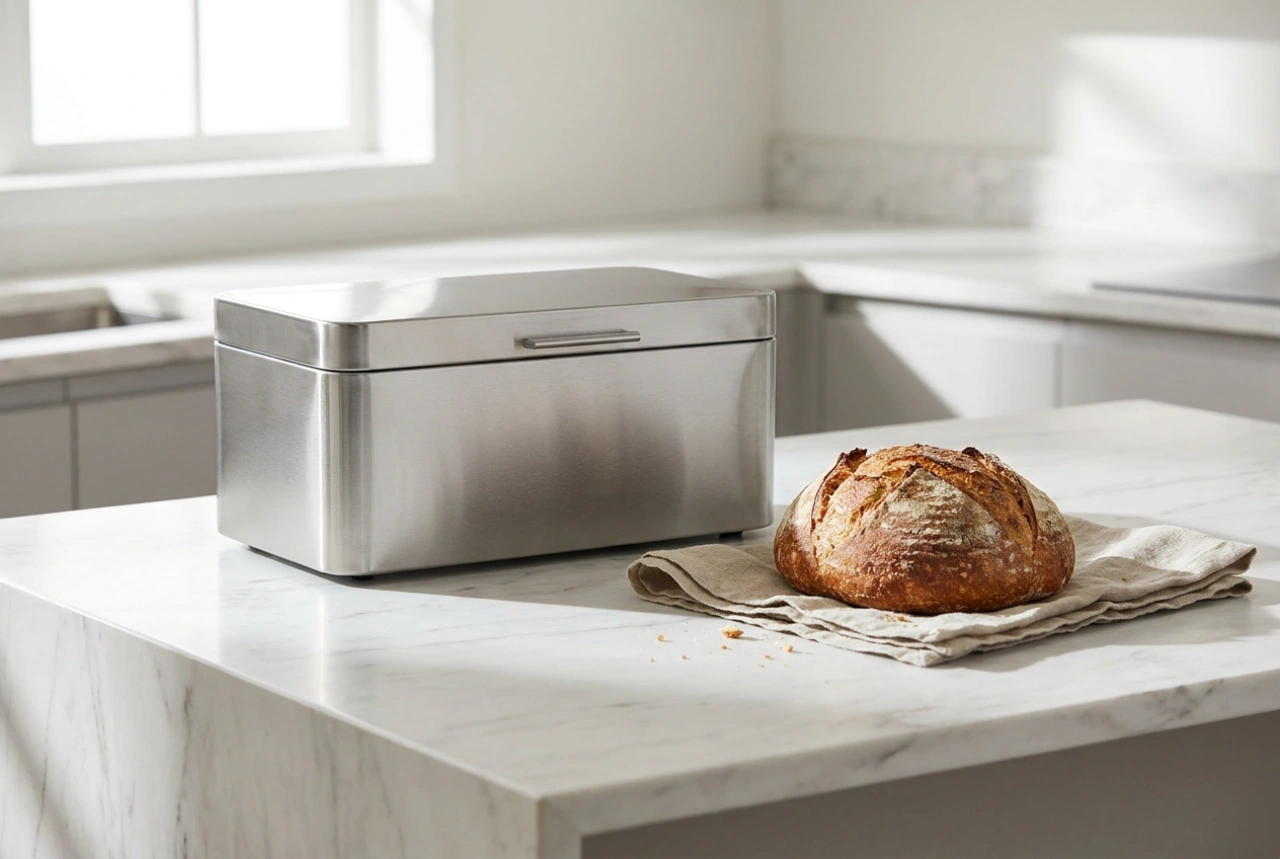 Cómo usar una panera de acero inoxidable para evitar que el pan se humedezca