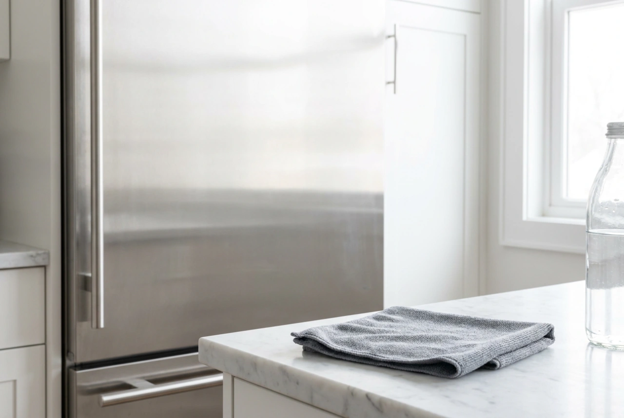 Método probado para limpiar un refrigerador side-by-side de acero inoxidable sin marcas