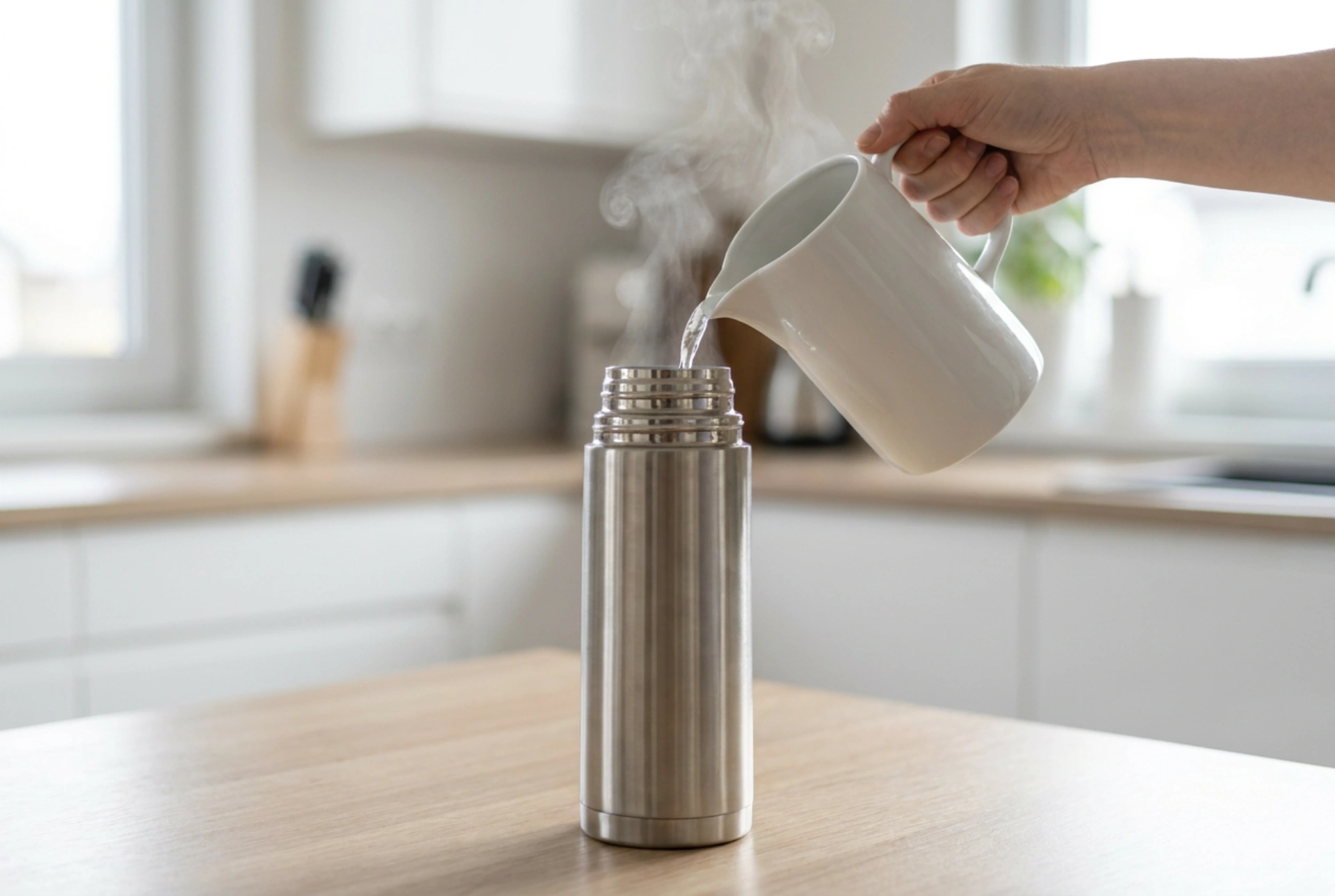 Cómo preparar un termo para que mantenga las bebidas calientes por más tiempo