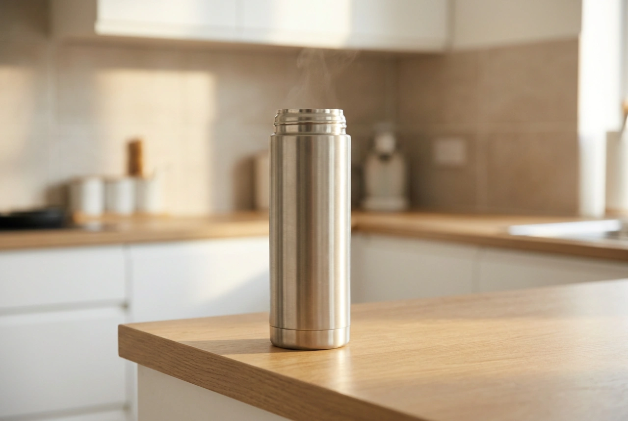 Cómo usar un termo de acero inoxidable para mantener el calor por más tiempo