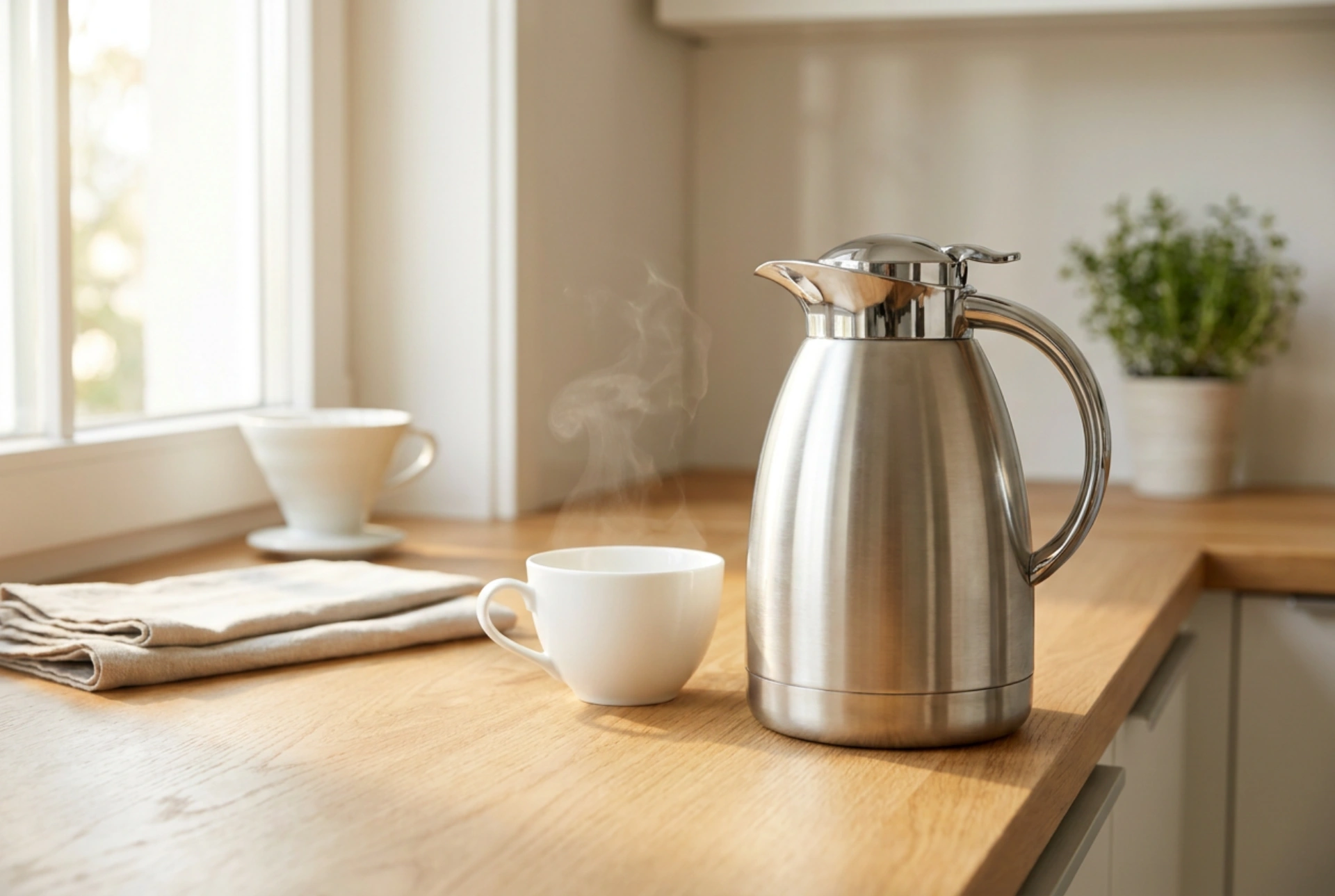 Cómo utilizar correctamente un termo de café de gran tamaño
