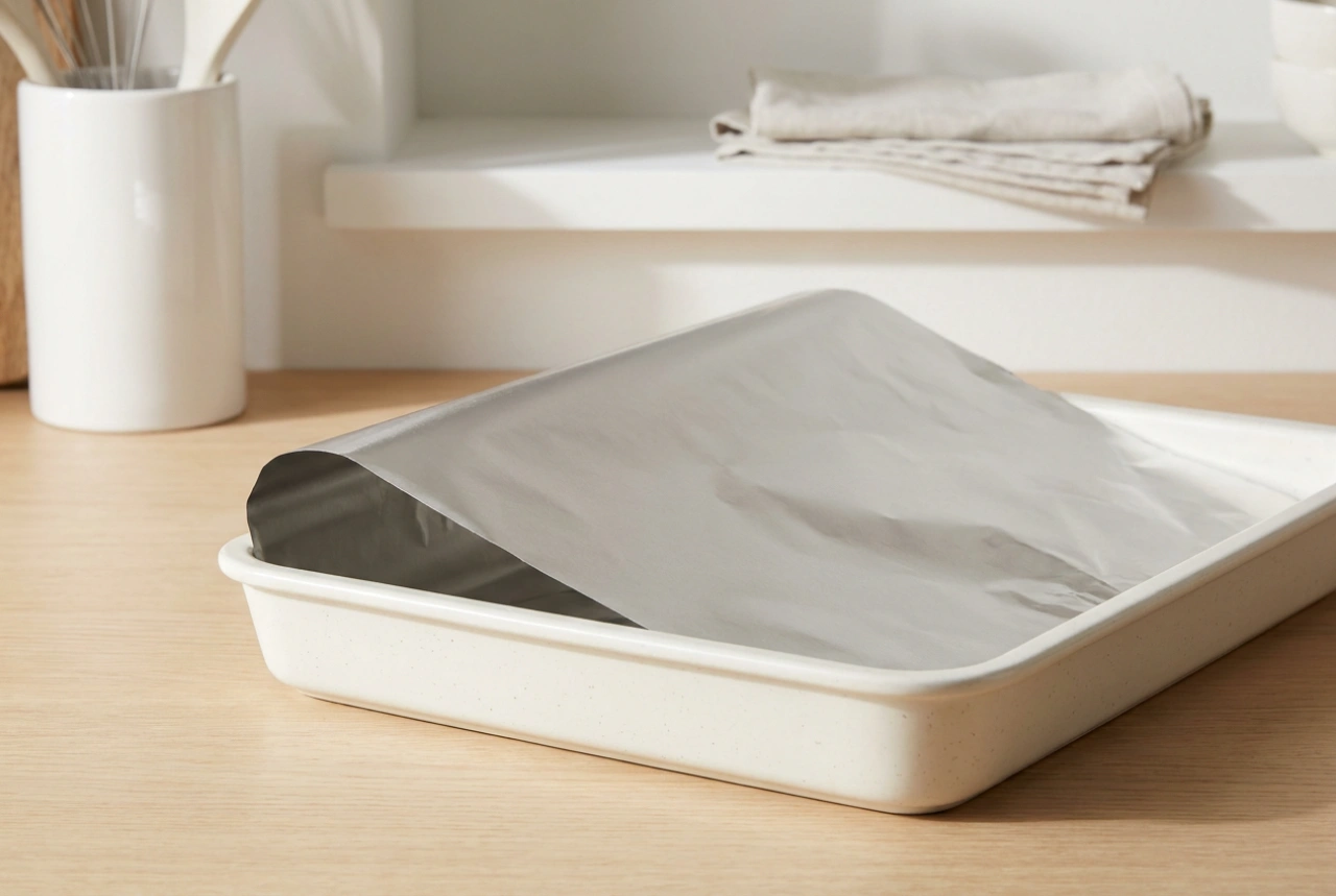 Cómo usar el papel de aluminio de forma segura para hornear en la cocina