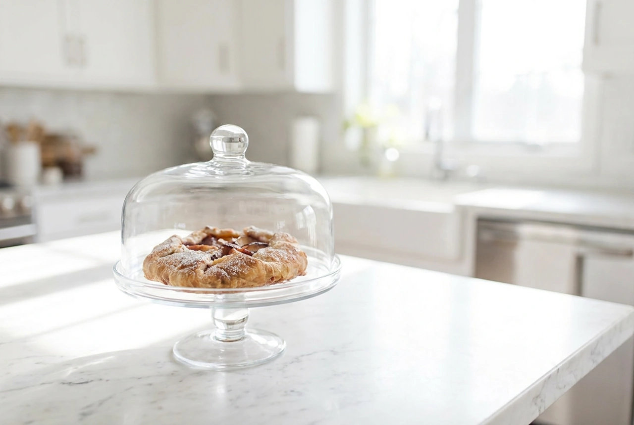 Cómo conservar repostería en un soporte para tartas con tapa