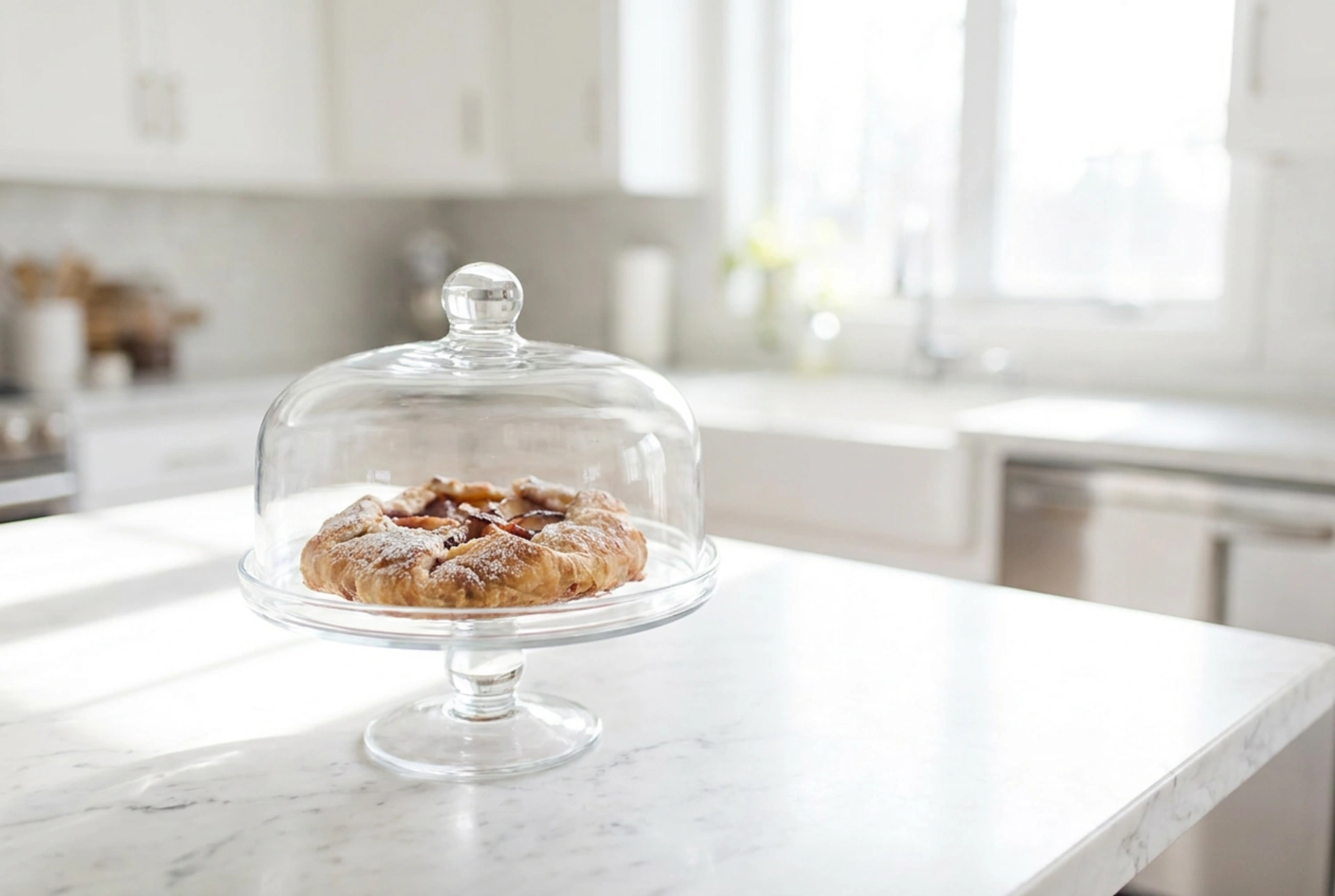 Cómo conservar repostería en un soporte para tartas con tapa