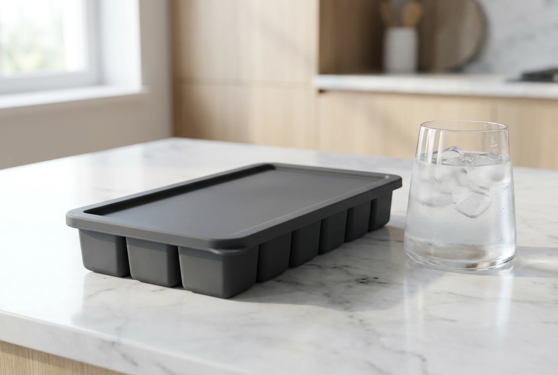 Cómo utilizar un molde de hielo con tapa para evitar los malos olores del congelador