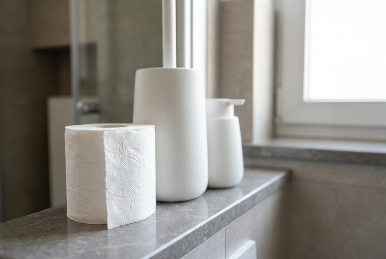 Cómo cuidar la escobilla de baño con portarrollos integrado