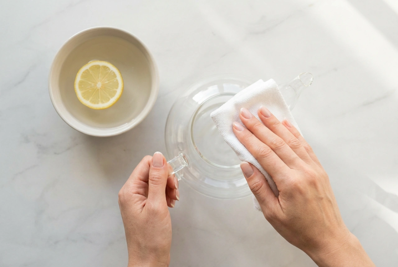 Cómo limpiar de forma segura una tetera de vidrio para eliminar las manchas de té