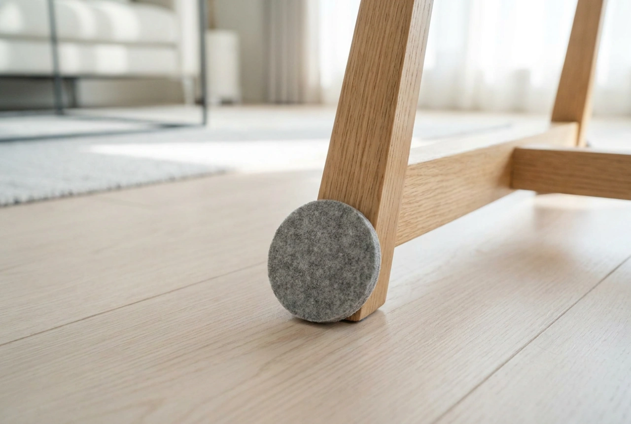 Cómo elegir los protectores de patas de silla para parquet y suelos laminados