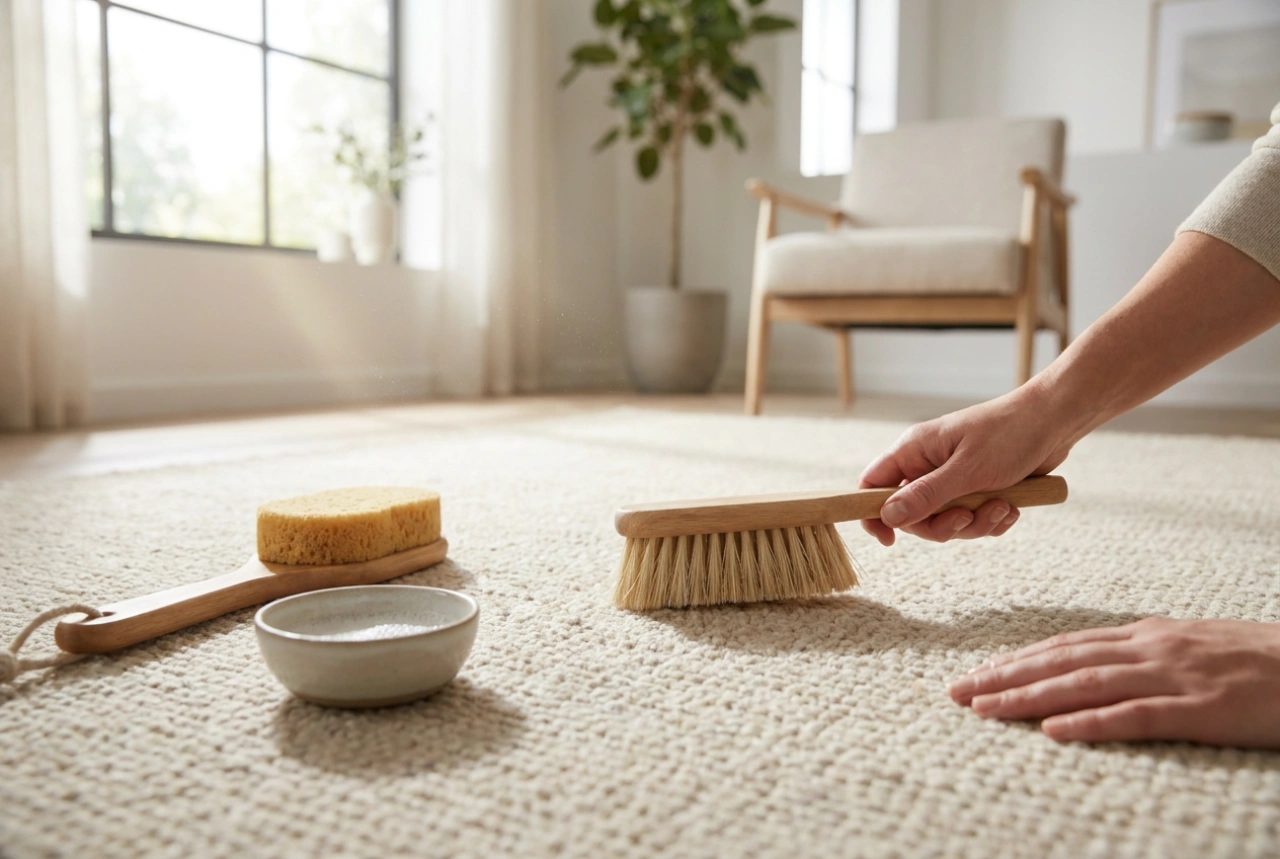Cómo usar limpiador de alfombras sin dejar manchas ni fibras rígidas