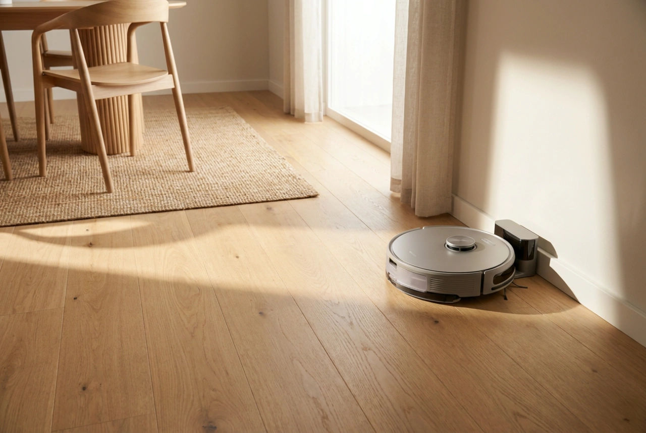Cómo programar el robot aspirador y fregasuelos después de las comidas