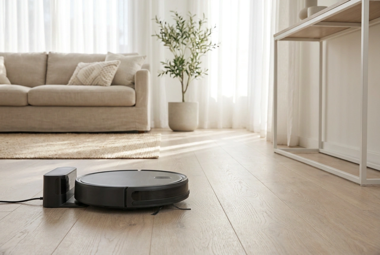 Plan de limpieza con robot aspirador y mopa para todo el hogar