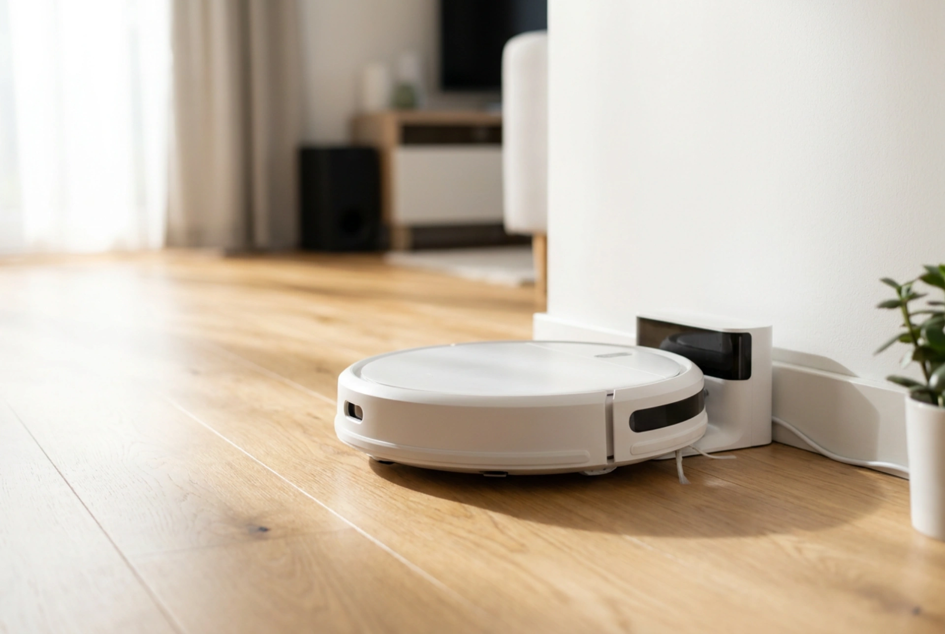 Cómo colocar la base del robot aspirador para que regrese sin problemas