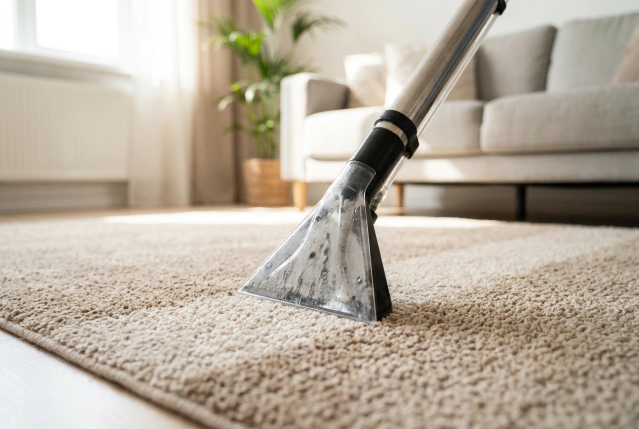 Cómo limpiar alfombras y tapicerías con una aspiradora de inyección-extracción