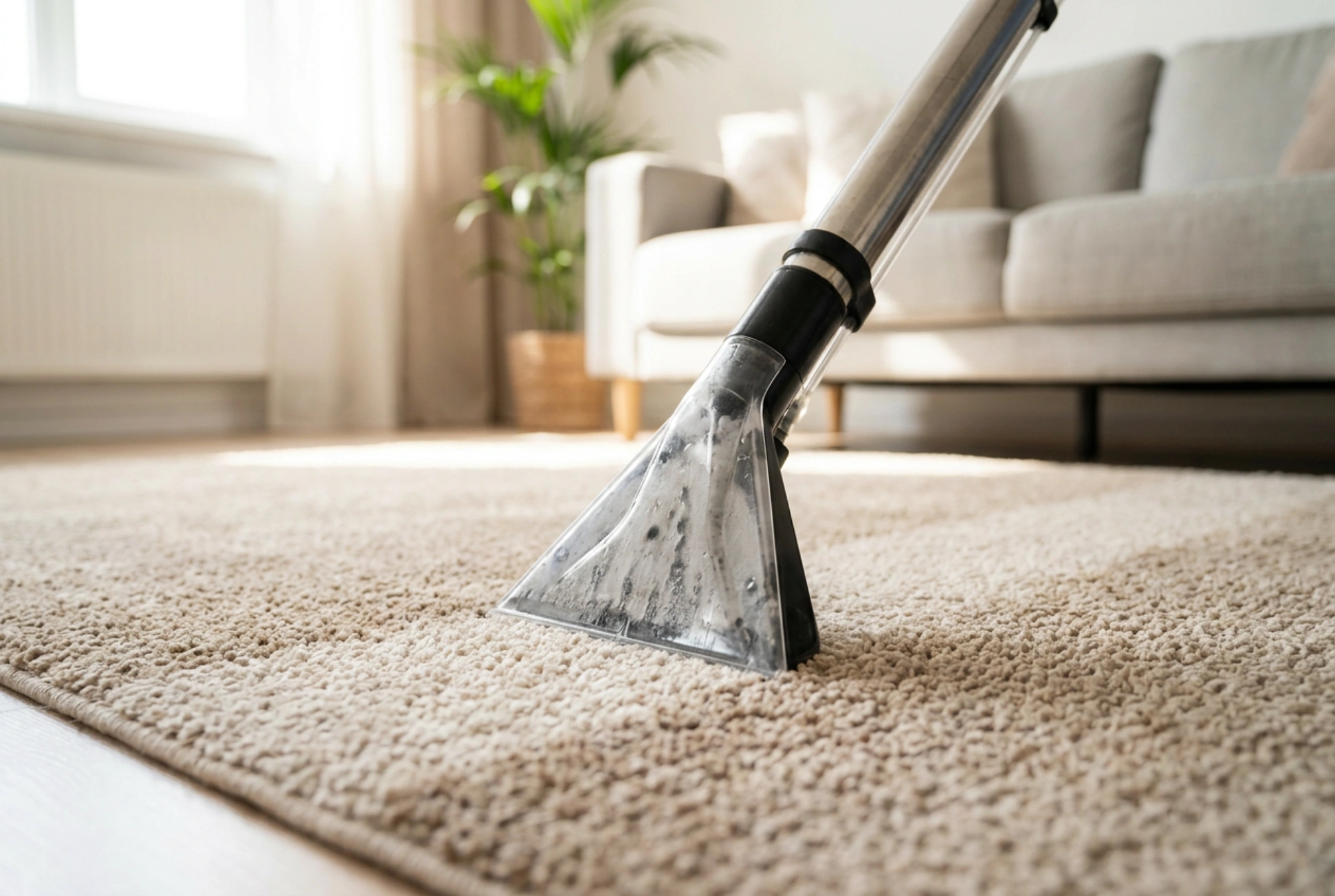 Cómo limpiar alfombras y tapicerías con una aspiradora de inyección-extracción