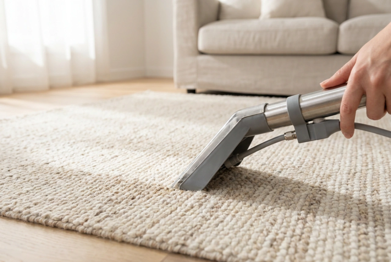 Cómo lavar alfombras de forma eficaz con aspiradora de inyección y extracción sin empaparlas