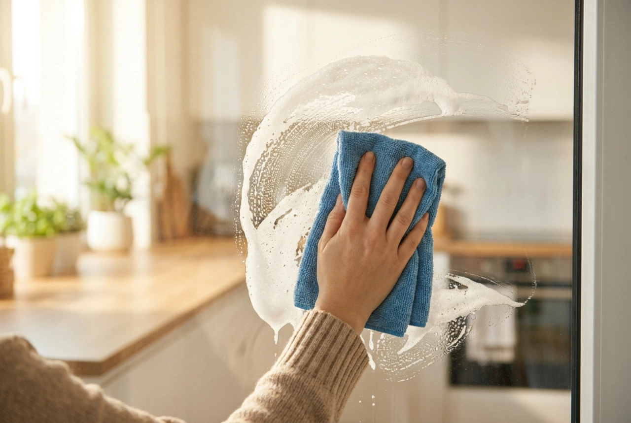 Cuándo la espuma limpiacristales funciona mejor que el líquido
