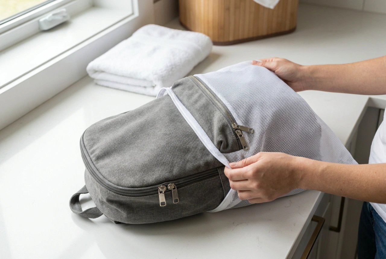 Cómo lavar una mochila en la lavadora sin deformar los tirantes ni dañar las cremalleras