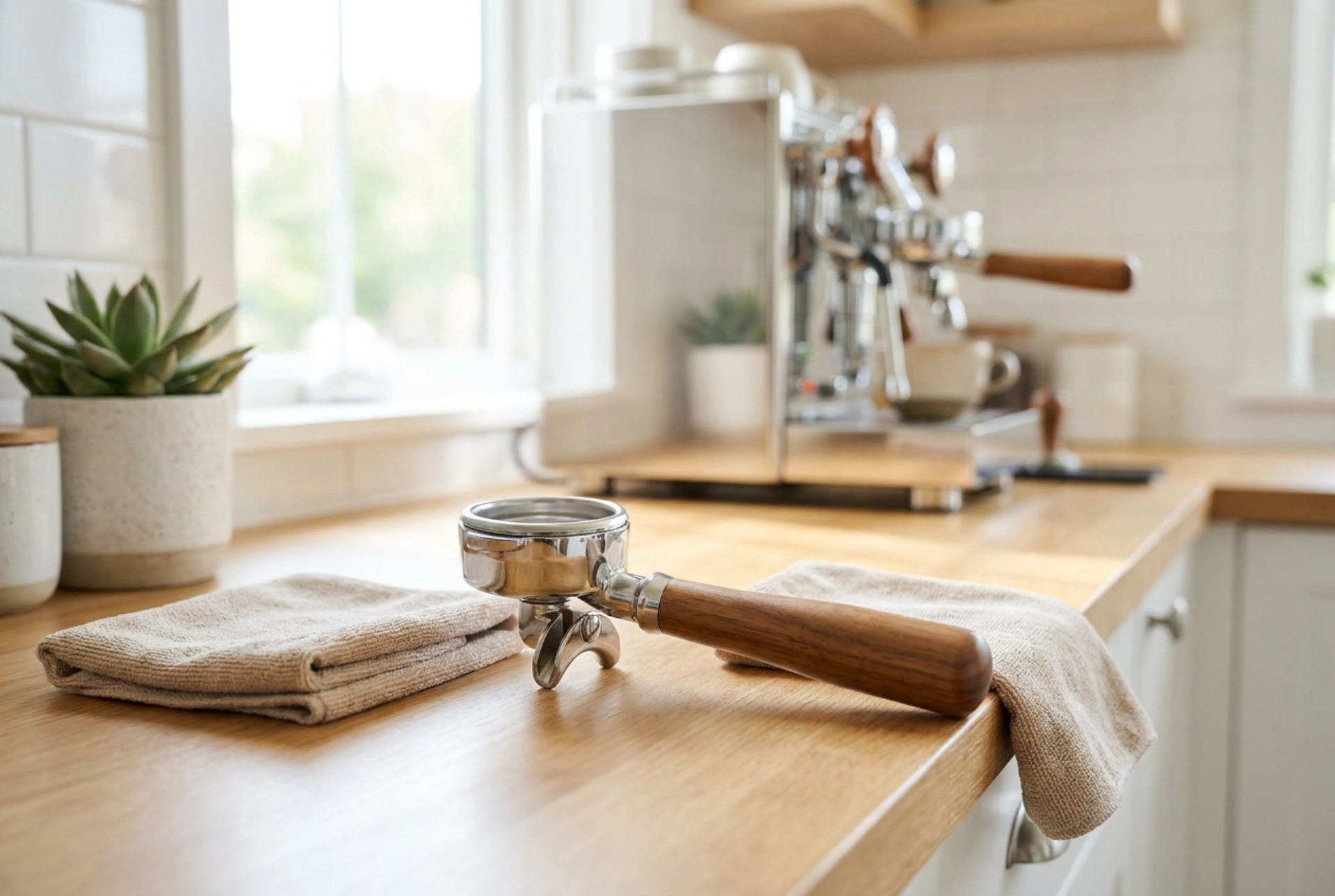 Cómo mantener limpia la cafetera espresso profesional durante todo el día