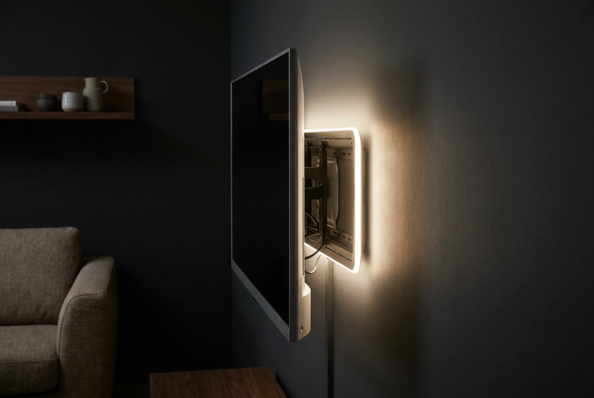 Cómo configurar la retroiluminación LED del televisor para el confort visual