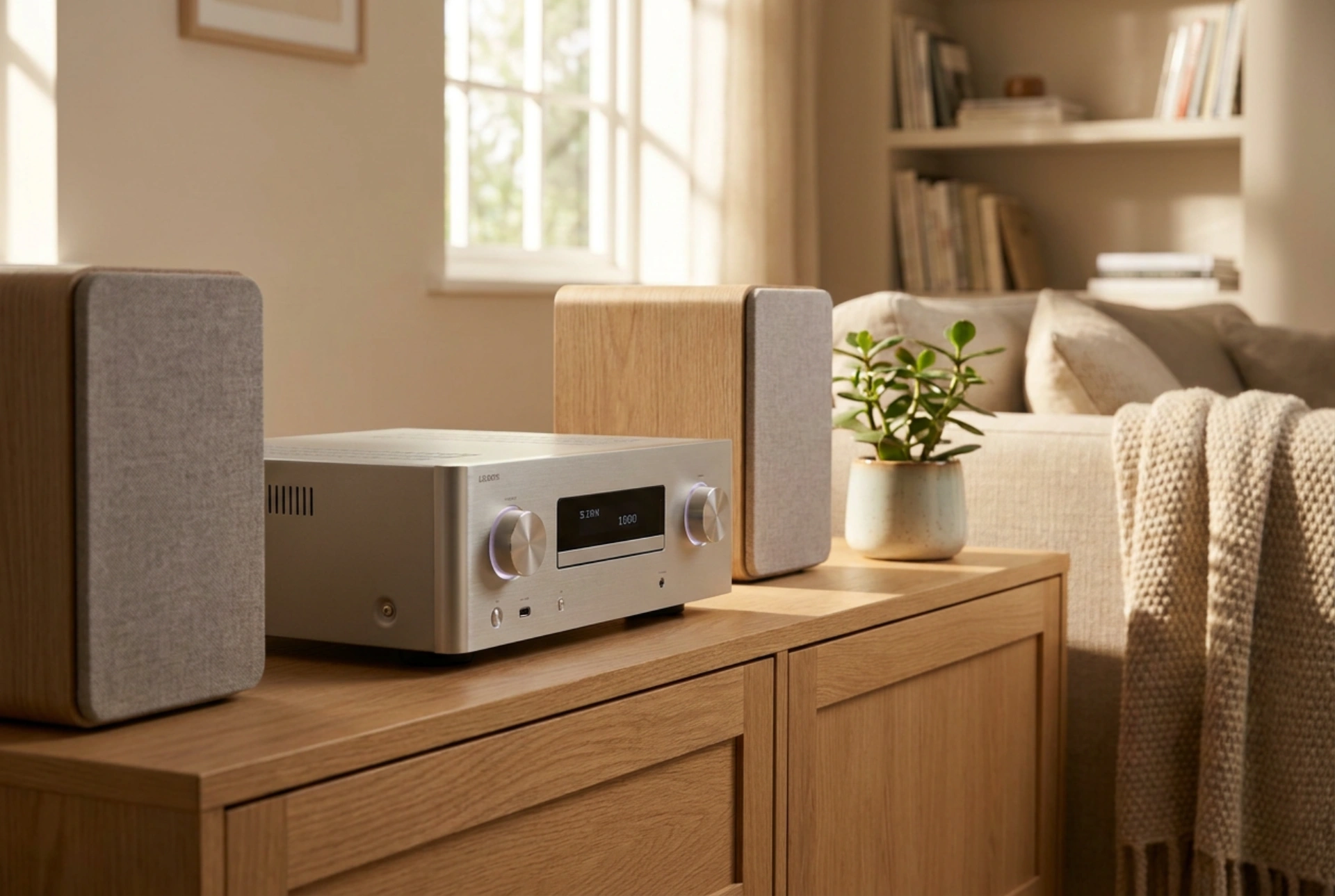 Cómo utilizar un receptor de audio con radio por internet en casa