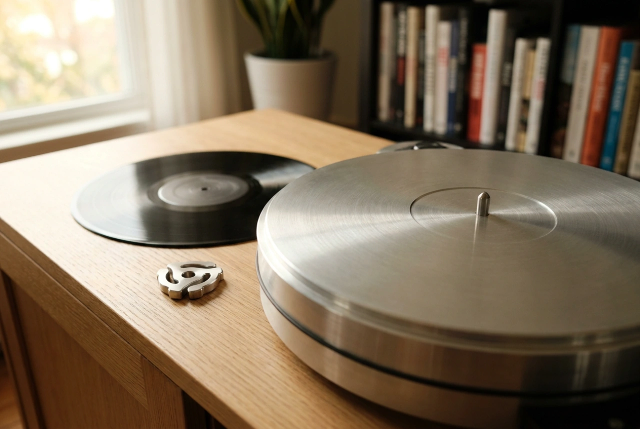 Cómo usar un adaptador de discos de vinilo sin riesgo de rayaduras