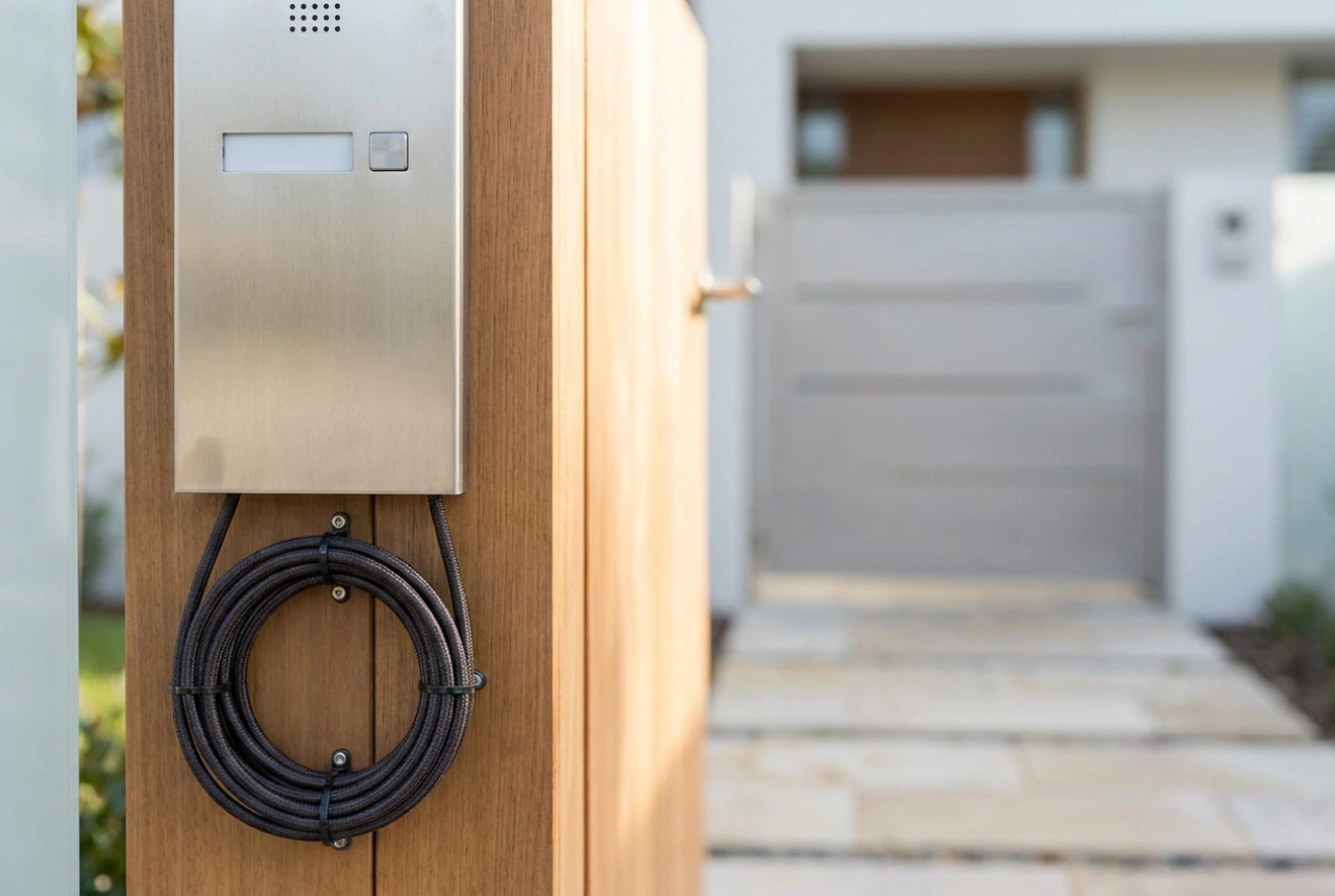 Cómo preparar la instalación segura de un interfono en la cancela