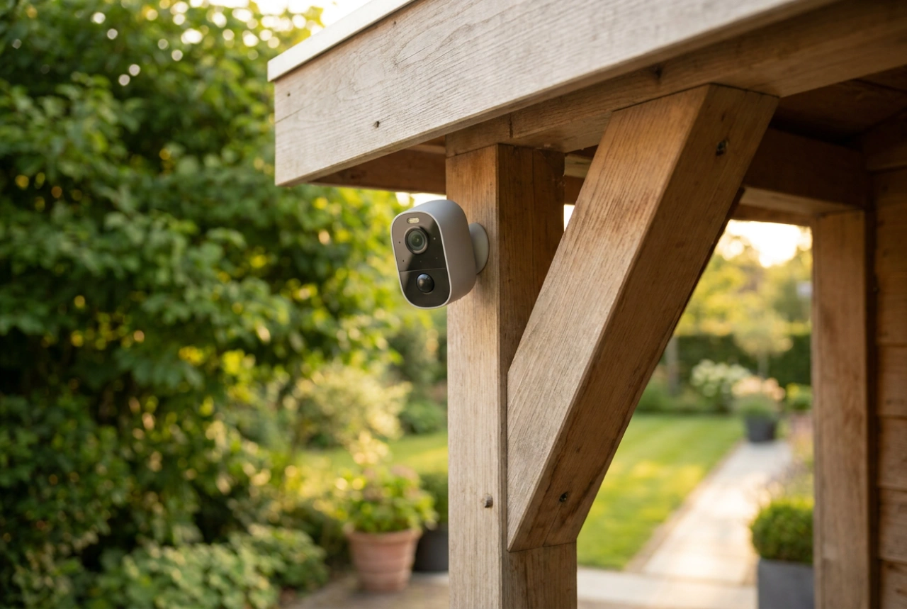 Cómo elegir una cámara de vigilancia para el huerto urbano con alimentación autónoma y notificaciones