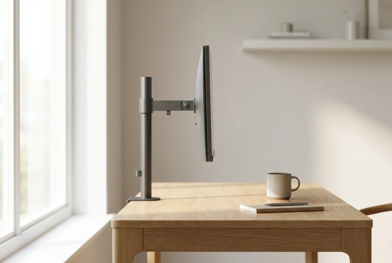 Soporte de monitor para escritorio: estabilidad y rango de ajuste