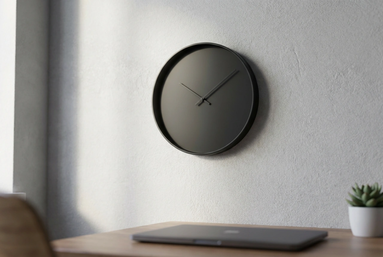 Cómo elegir un reloj de pared negro para un interior moderno