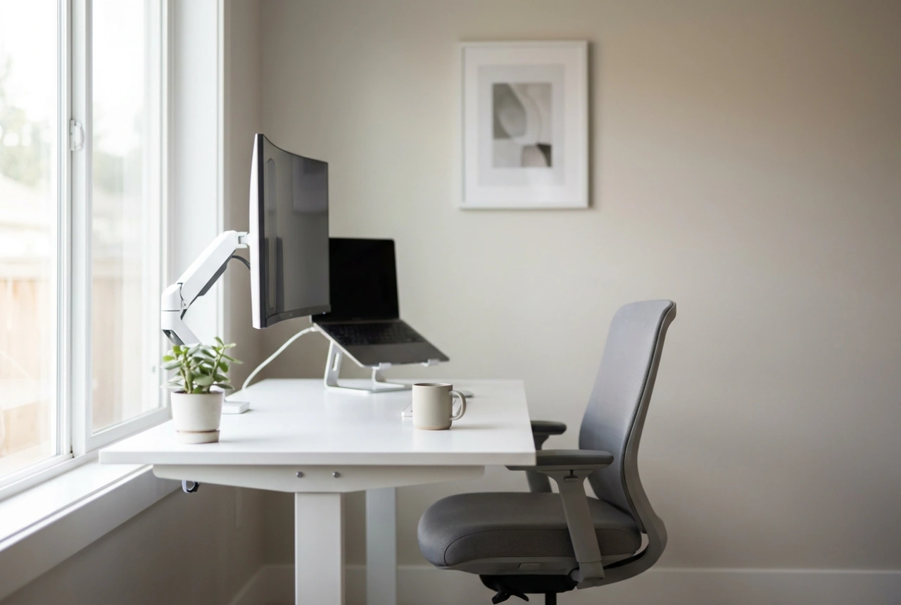 Cómo montar el monitor en la pared y mejorar la ergonomía del escritorio