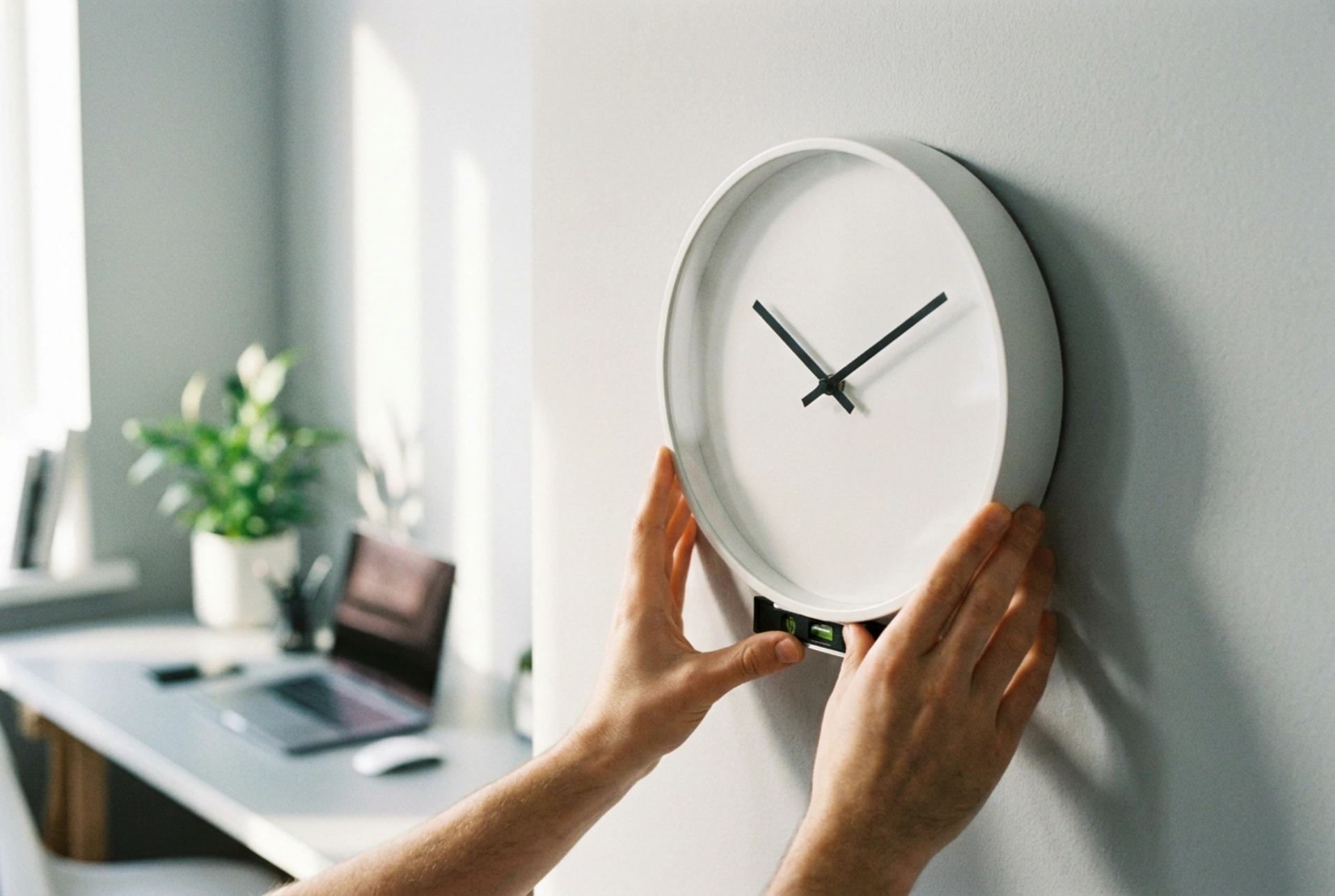 Cómo colgar un reloj de pared en la oficina para que sea perfectamente legible