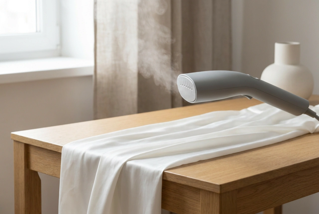 Cómo planchar tejidos delicados con un vaporizador de mano