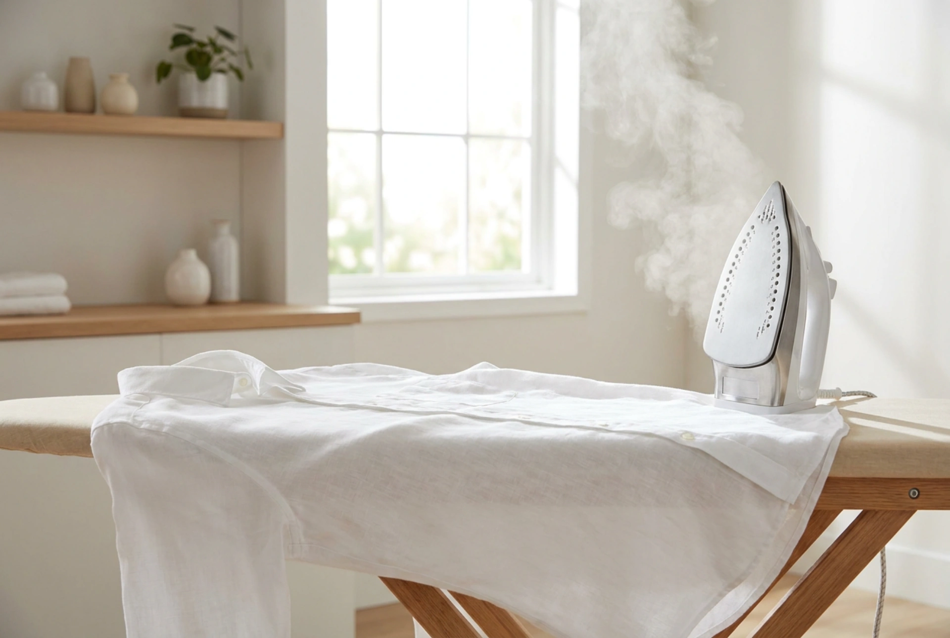 Cómo utilizar un centro de planchado a vapor en el hogar