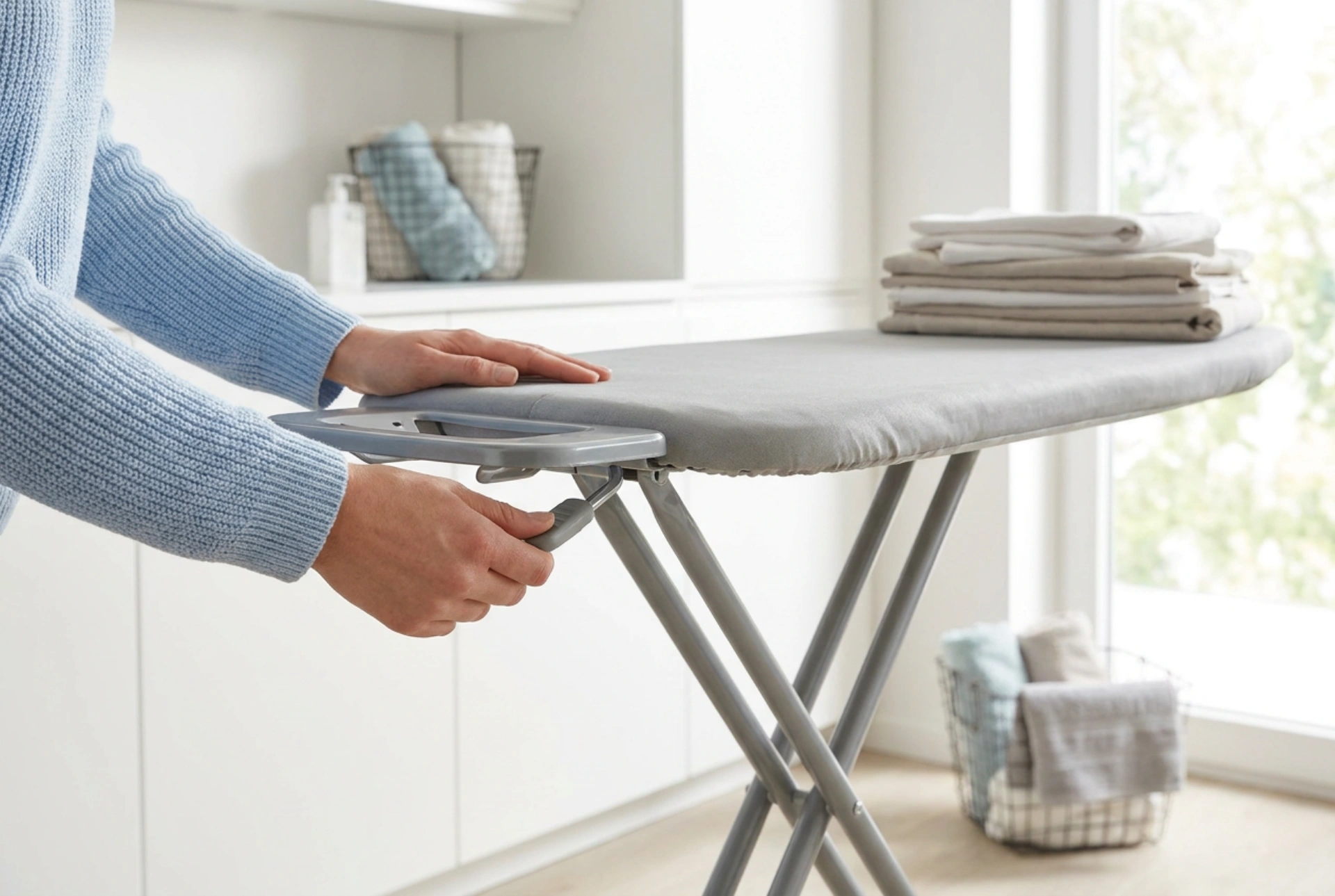 Cómo ajustar la altura de la tabla de planchar para no sobrecargar la espalda