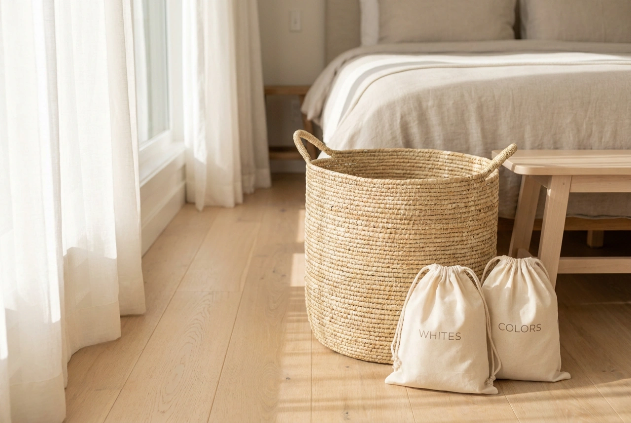 Cestos de ropa elegantes y cómo optimizar la clasificación de los textiles en el hogar