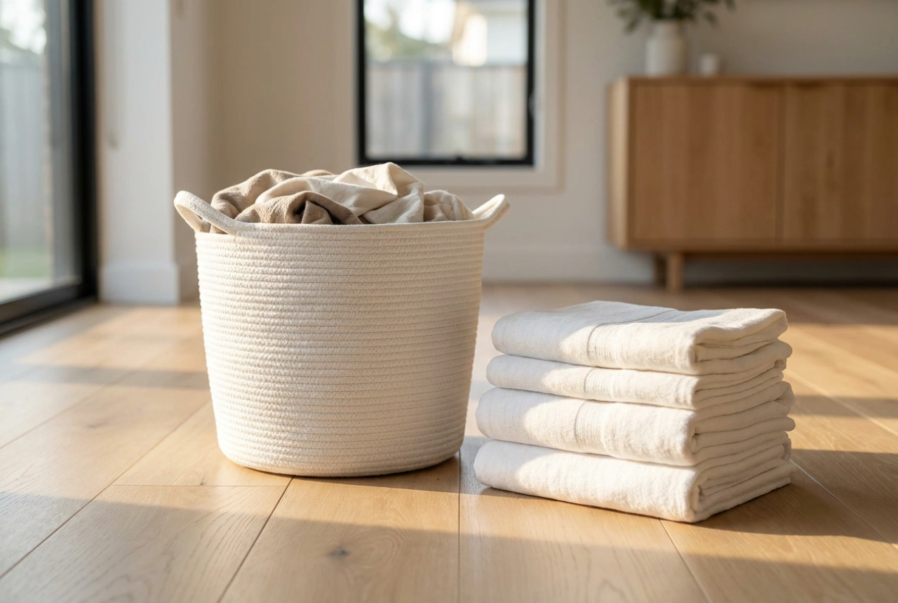 Cesta de mimbre blanca para la ropa sucia: guía de cuidado y mantenimiento