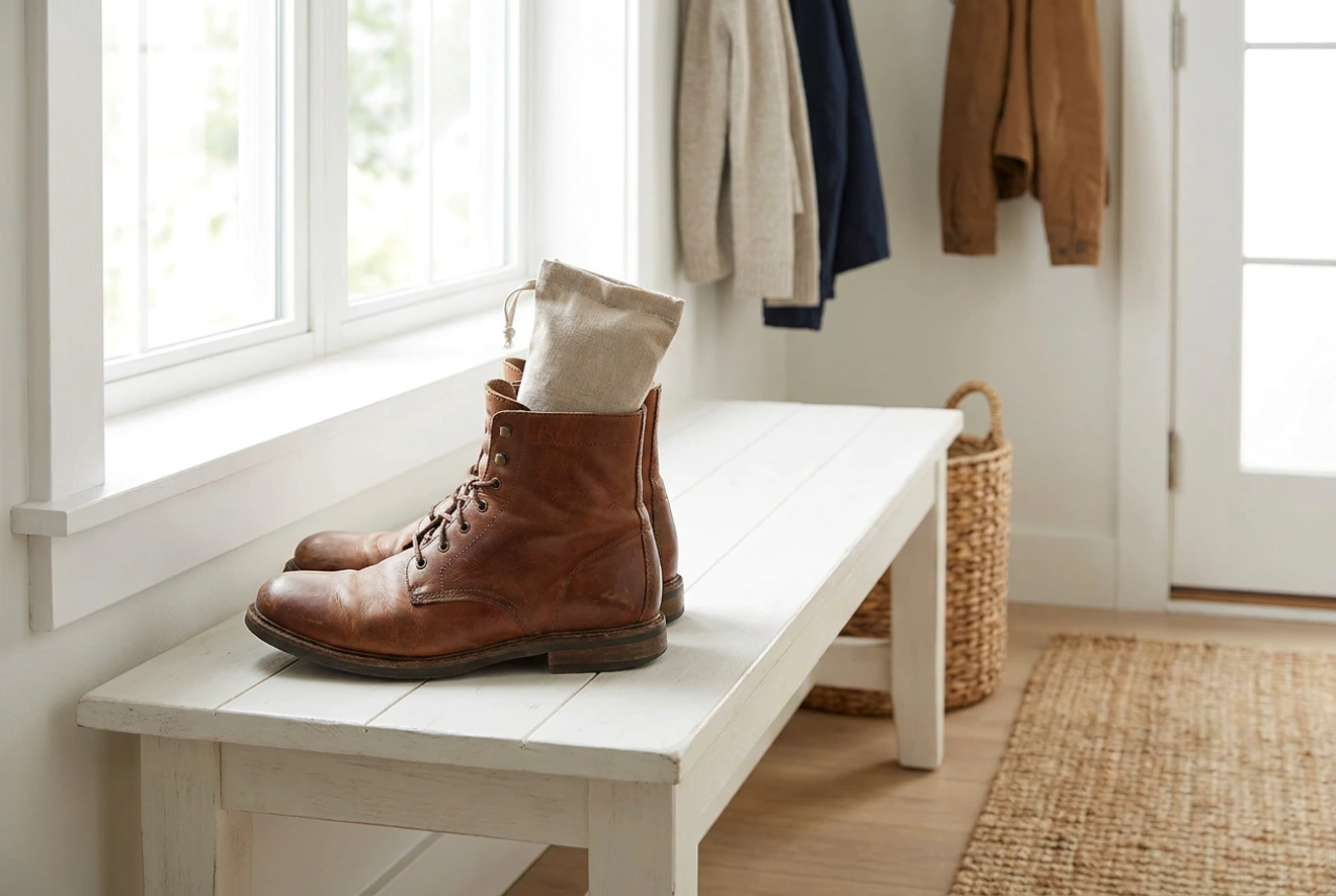 Cómo usar un absorbedor de humedad para zapatos después de la lluvia