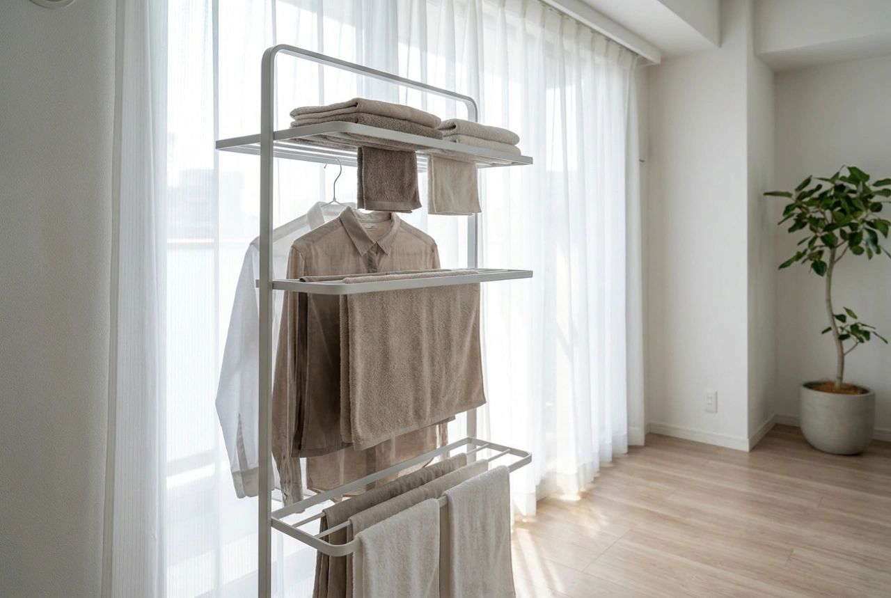 Tendedero vertical: cómo optimizar el secado de ropa en espacios reducidos