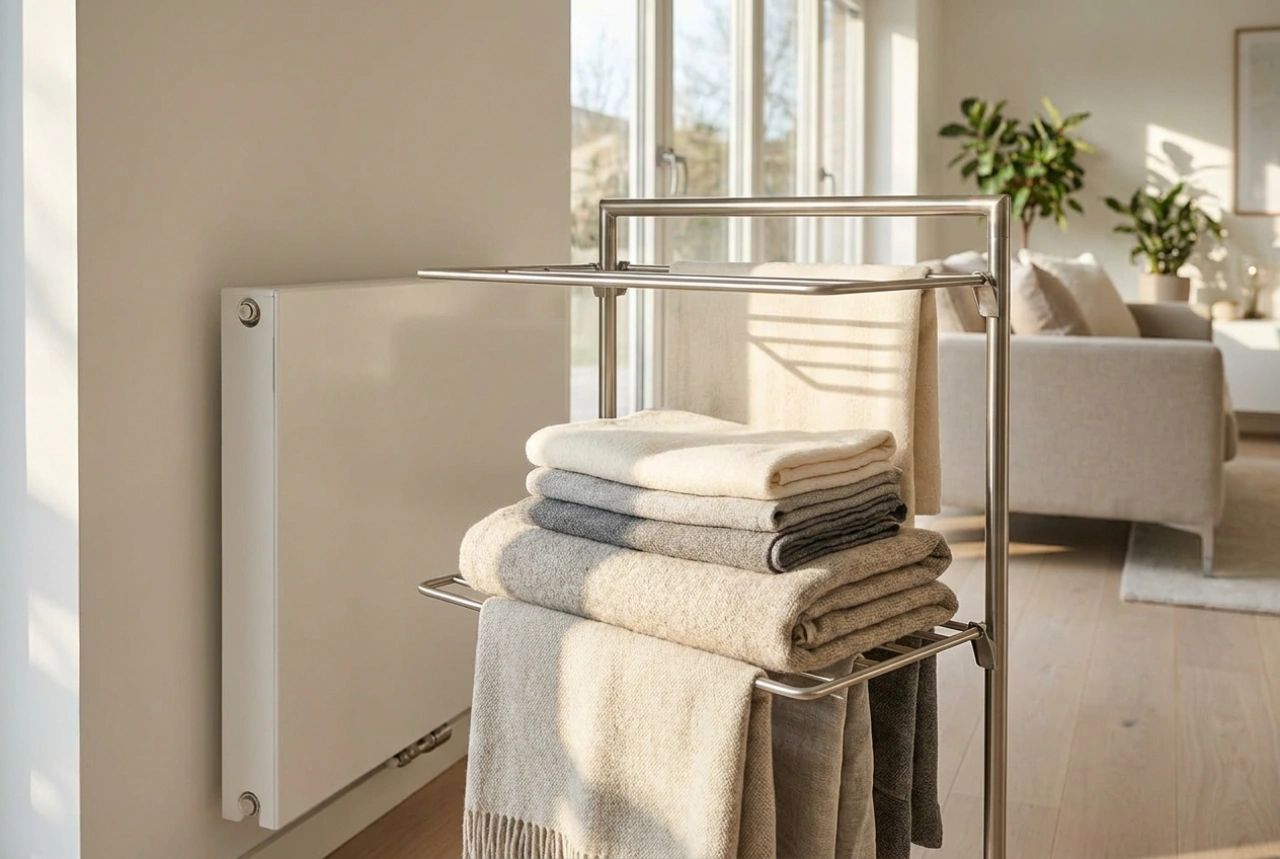 Tendedero para radiador y cómo secar la ropa de forma segura en invierno