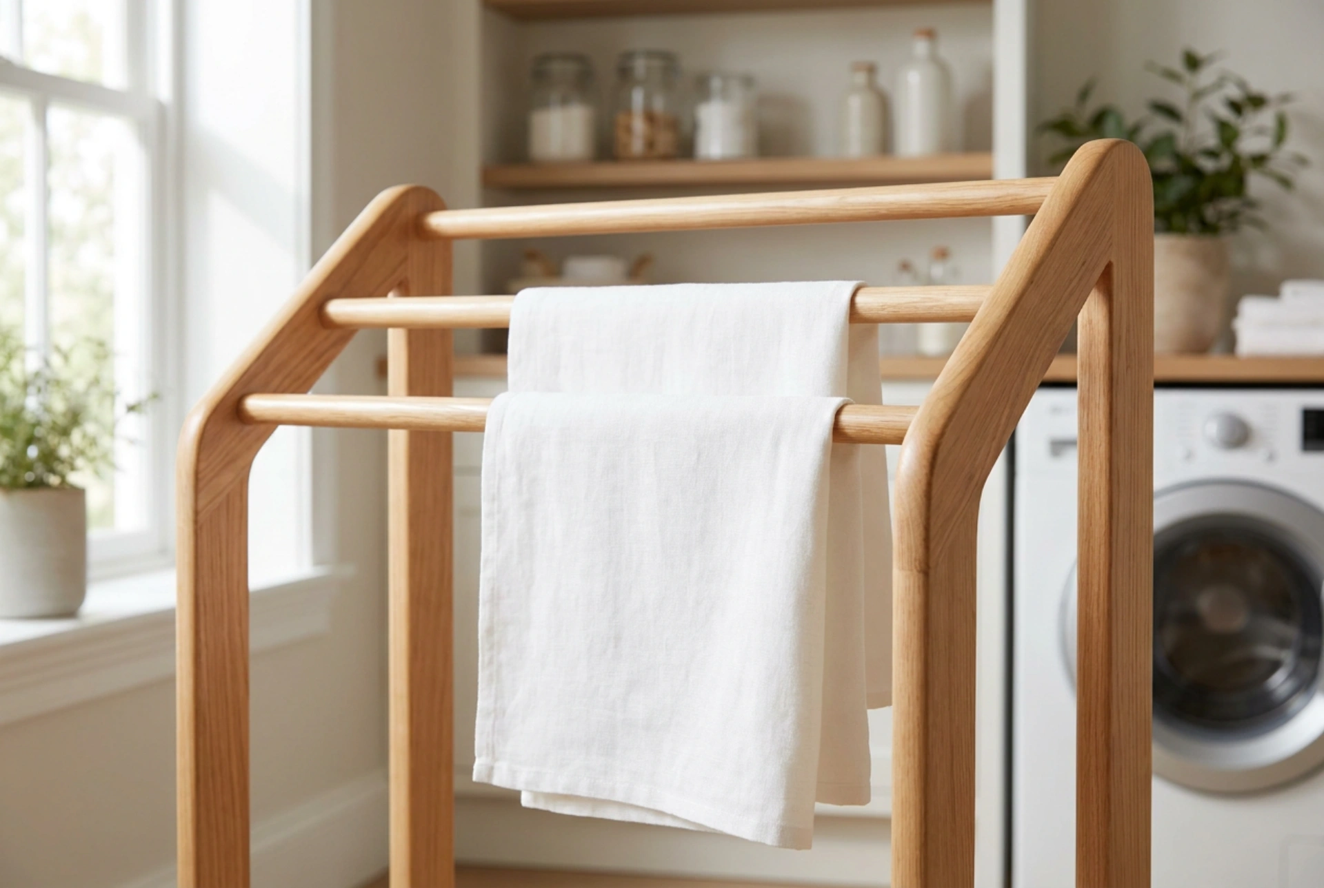 Cómo cuidar los tendederos de madera para evitar que manchen la ropa